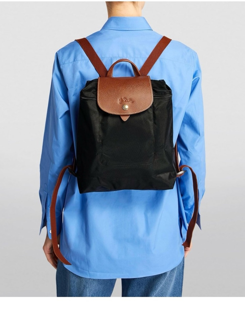 Longchamp le pliage backpack in black